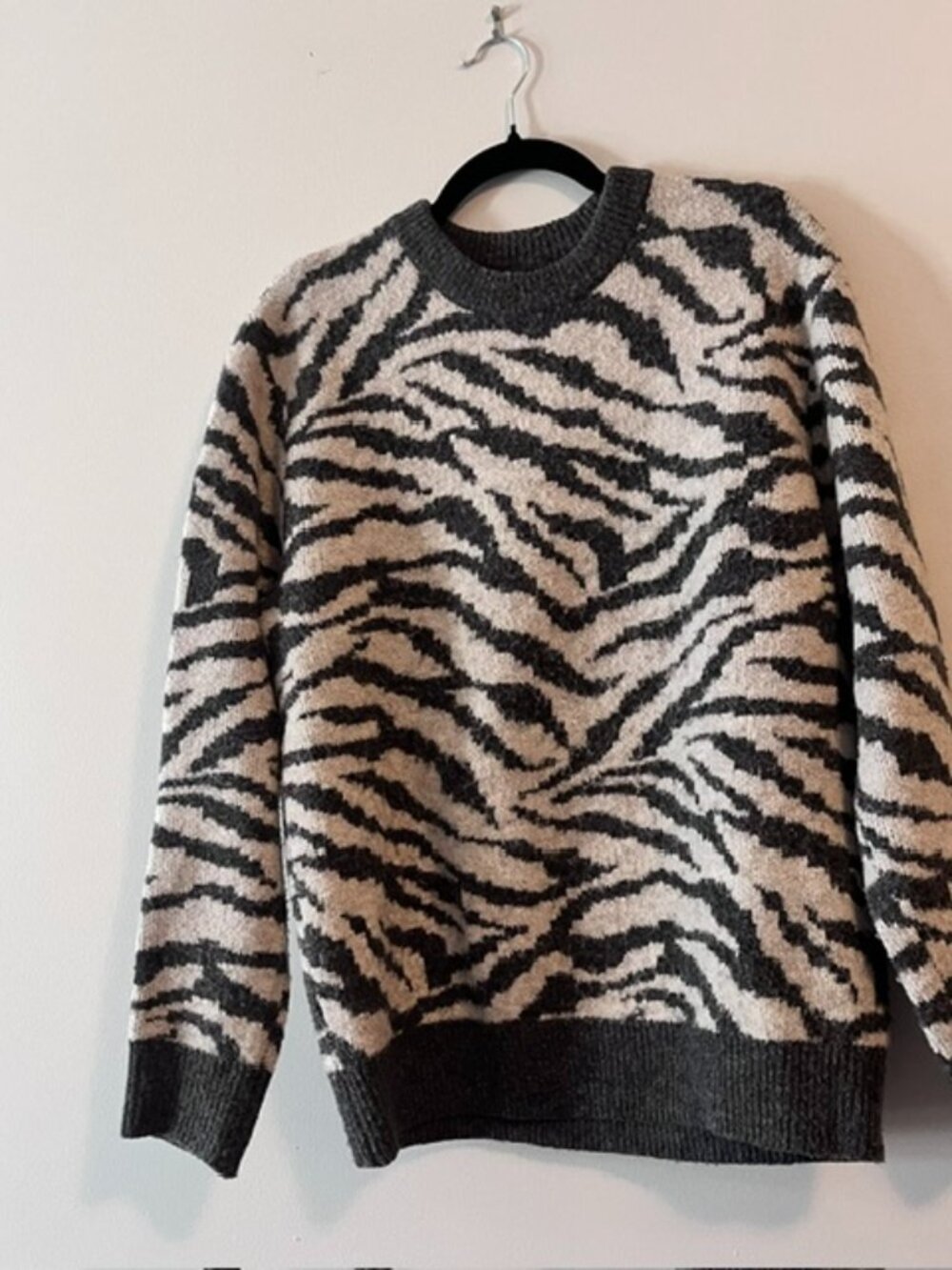 Zara Zebra Stripe Sweater